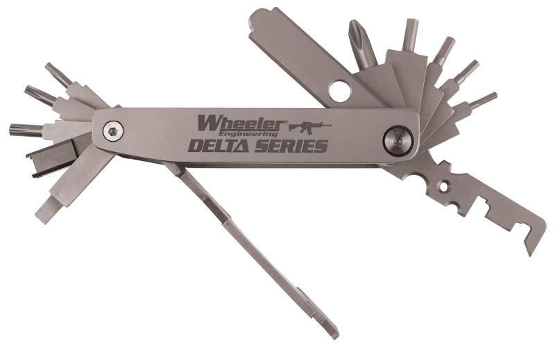 Wheeler AR Compact Armorer's Tool, Multi Tool, Silver, Pouch included 1078948