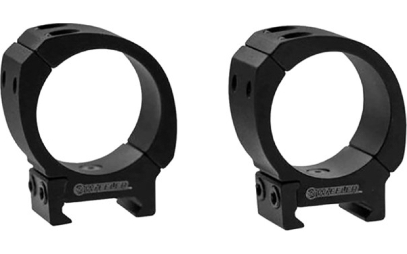 Wheeler 34mm high bi-weaver rings, black