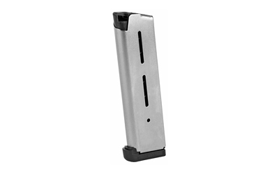 Wilson Combat Magazine, 45ACP, 8 Rounds, Fits 1911, Standard .350 Base Pad, Stainless 47D