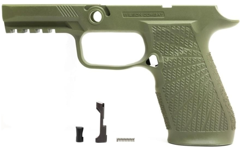 Wilson combat grip module for sig p320 carry no manual safety green