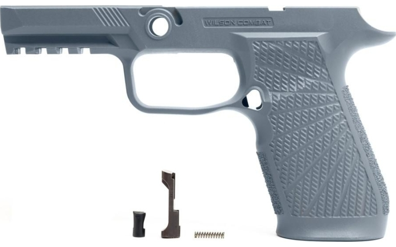 Wilson combat grip module for sig p320 carry no manual safety grey