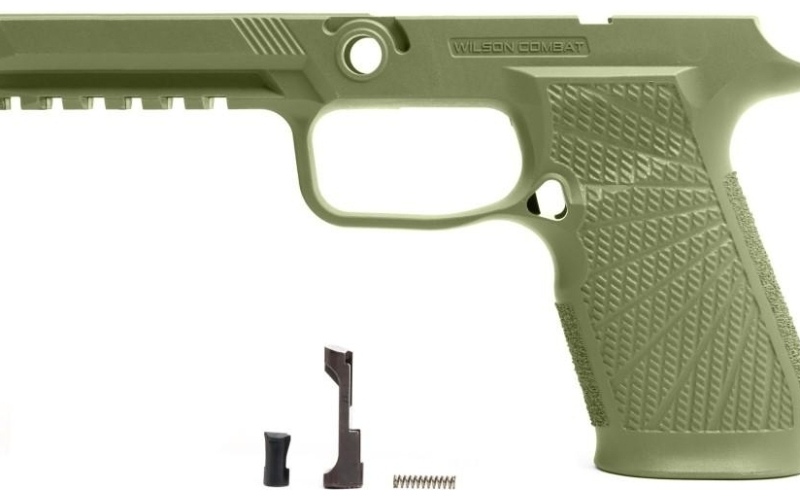 Wilson combat grip module for sig p320 full size no manual safety green