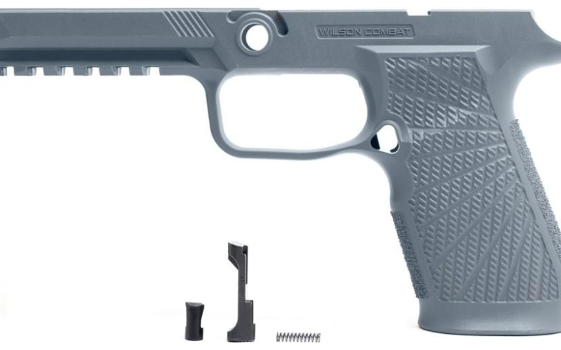 Wilson combat grip module for sig p320 full size no manual safety grey