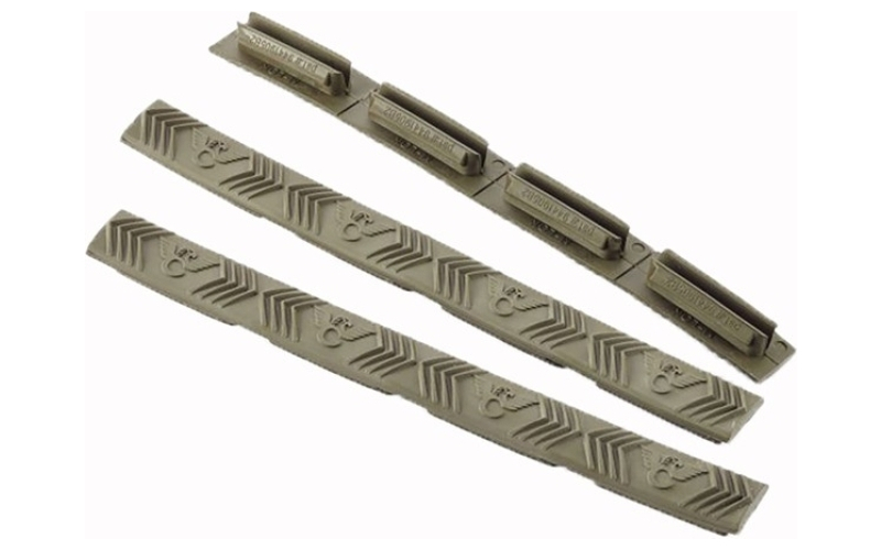 Wilson Combat M-lok rail cover 4-slot 3-pack od green