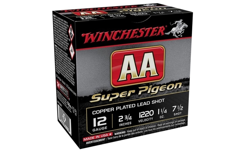 Winchester Ammunition 12 gauge 2-3/4'' 1-1/4oz #7.5 25/box