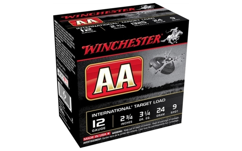 Winchester Ammunition 12 gauge 2-3/4'' 7/8 oz #9 shot 25/box
