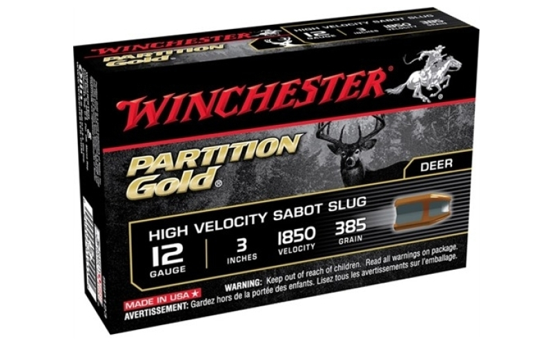 Winchester Ammunition 12 gauge 3'' 385 gr sabot slug 5/box