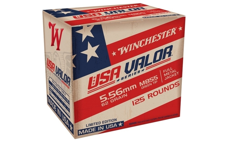 Winchester Ammunition 5.56mm 62gr full metal jacket 125/box