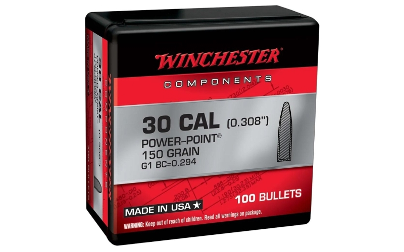 Bullets 308 win/300wm/300 savage 150gr pp 100 count