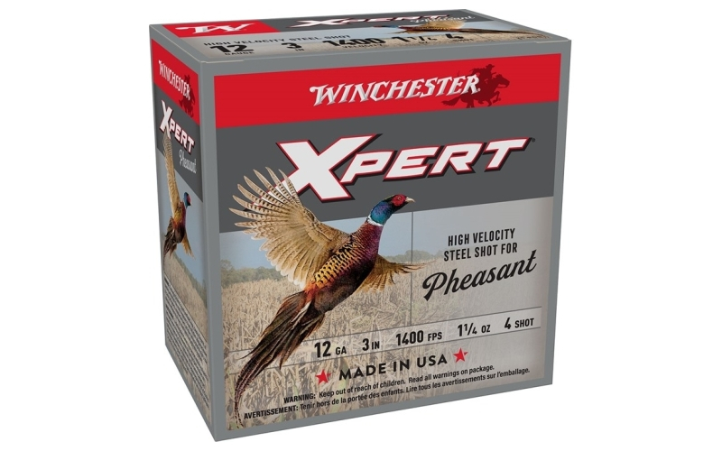 Winchester Ammunition 12 gauge 3'' 1-1/4oz lead free #4 25/box
