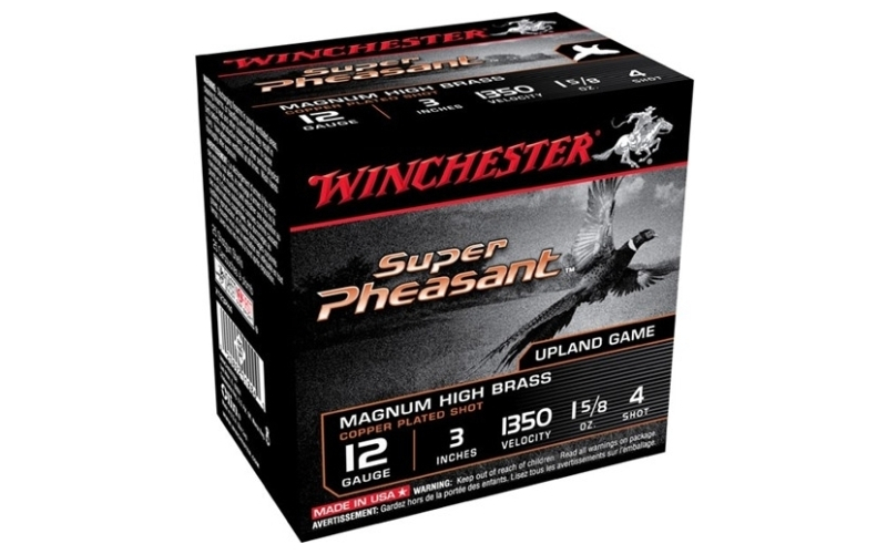 Winchester Ammunition Winchester super pheasant 12ga 3'' #4 1-5/8oz 25/bx
