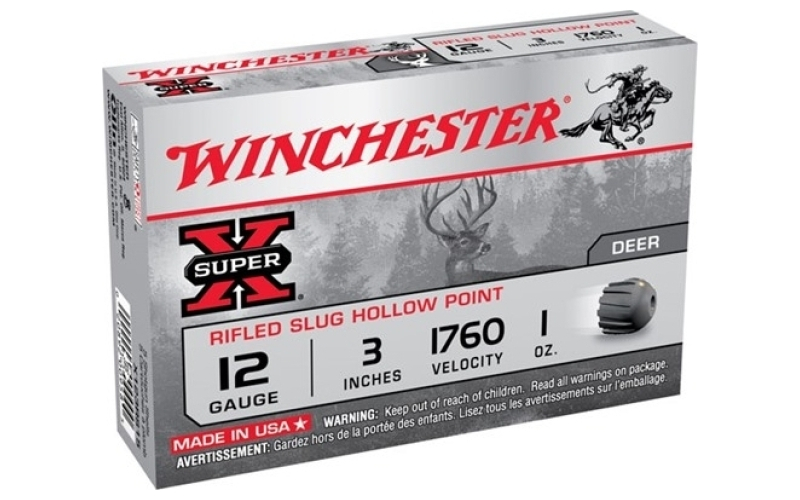 Winchester Ammunition Winchester super-x slug 12ga 3'' 1 oz. value pack 15/bx