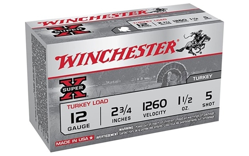 Winchester Ammunition 12 gauge 2-3/4'' 1-1/2 oz #5 shot 10/box