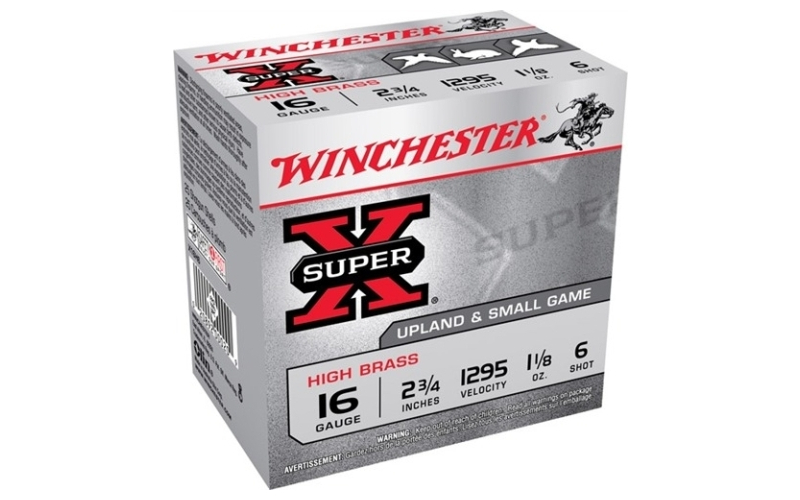 Winchester Ammunition 16 gauge 2-3/4'' 1-1/8 oz #6 shot 25/box