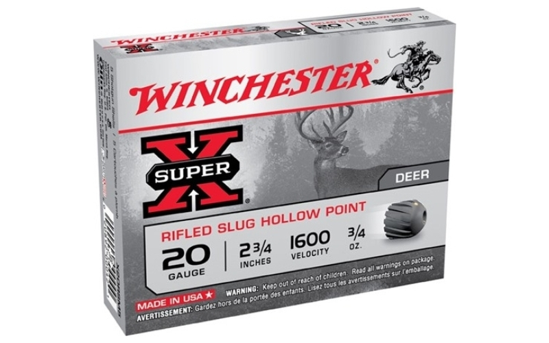 Winchester Ammunition Winchester super-x rifled slug 20ga 2.75'' 3/4 oz. value pack