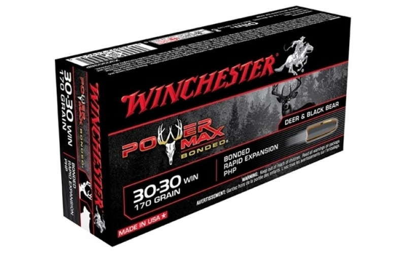Winchester Ammunition Winchester power max 30-30 170gr php 20/bx