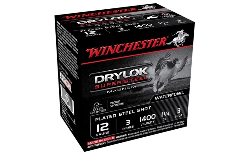 Winchester Ammunition 12 gauge 3''  1-1/4oz #3 25/box
