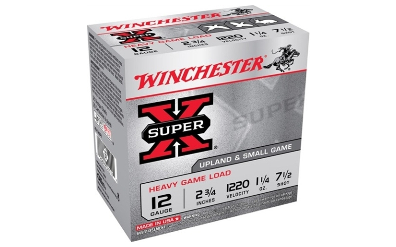 Winchester Ammunition 12 gauge 2-3/4'' 1-1/4 oz #7.5 shot 25/box