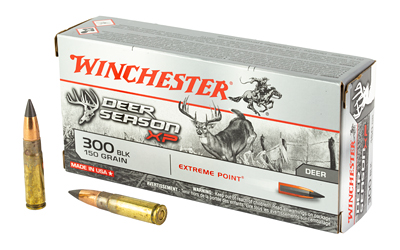 Winchester Ammunition DEER SEASON XP, 300 Blackout, 150 Grain, Ballistic Tip, 20 Round Box X300BLKDS