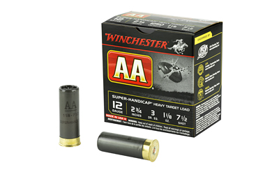 Winchester Ammunition AA Super Handicap, 12Ga 2.75", #7.5, Shotshell, 25 Round Box AAHA127