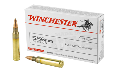 Winchester Ammunition USA, 556, 55 Grain, Full Metal Jacket, 20 Round Box Q3131