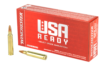 Winchester Ammunition USA Ready, 223 Remington, 62Gr, Open Tip, 20 Round Box RED223