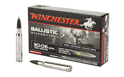 Winchester Ammunition Ballistic Silvertip, 30-06, 168 Grain, 20 Round Box SBST3006A