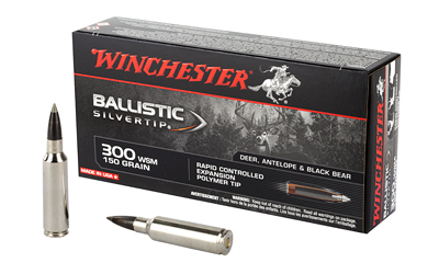 Winchester Ammunition Ballistic Silvertip, 300WSM, 150 Grain, 20 Round Box SBST300S