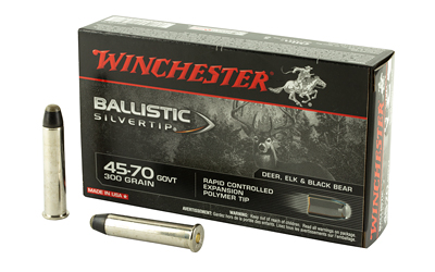 Winchester Ammunition Ballistic Silvertip, 45-70 Government, 300 Grain, 20 Round Box SBST4570