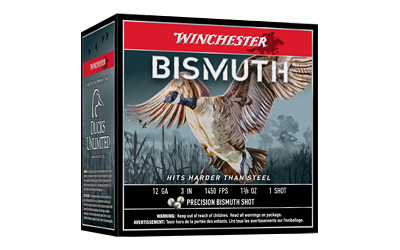 Winchester Ammunition Bismuth, 12 Gauge 3", #1, 1 3/8 oz, Shotshell, 25 Round Box SWB1231