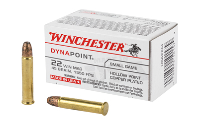 Winchester Ammunition USA, 22WMR, 45 Grain, Dynapoint, 50 Round Box USA22M