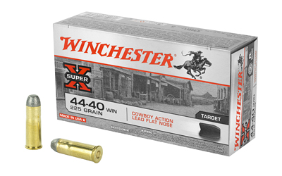Winchester Ammunition USA, 44-40 Win, 225 Grain, Cowboy Action, Lead Flat Nose, 50 Round Box USA4440CB