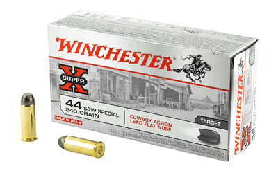 Winchester Ammunition USA, 44 Special, 240 Grain, Cowboy Action, Lead Flat Nose, 50 Round Box USA44CB