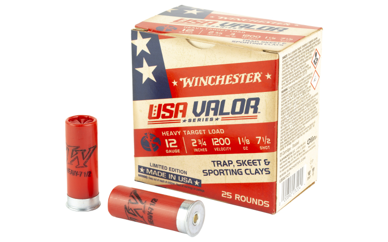 WIN USA VALOR 12GA 2.75" #7.5 25/250