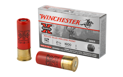 Winchester Ammunition Super-X, 12 Gauge, 2.75", 1oz., Slug, 5 Round Box X12RS15