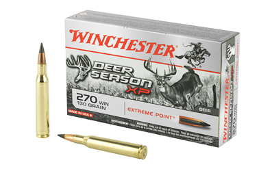 Winchester Ammunition Deer Season, 270 Win, 130 Grain, Extreme Point Polymer Tip, 20 Round Box X270DS
