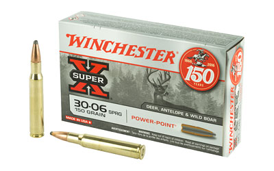 Winchester Ammunition Super-X, 30-06, 150 Grain, Power Point, 20 Round Box X30061