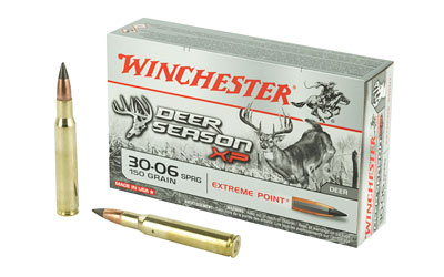 Winchester Ammunition Deer Season, 30-06, 150 Grain, Extreme Point Polymer Tip, 20 Round Box X3006DS