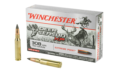 Winchester Ammunition Deer Season, 308 Win, 150 Grain, Extreme Point Polymer Tip, 20 Round Box X308DS