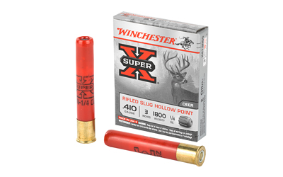 Winchester Ammunition Super-X, 410 Gauge, 3", 0.25 oz., Slug, 5 Round Box X413RS5