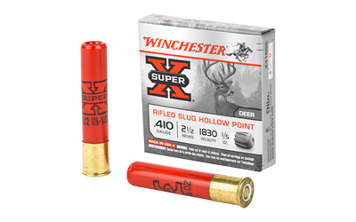 Winchester Ammunition Super-X, 410 Gauge, 2.5", 0.20 oz., Slug, 5 Round Box X41RS5