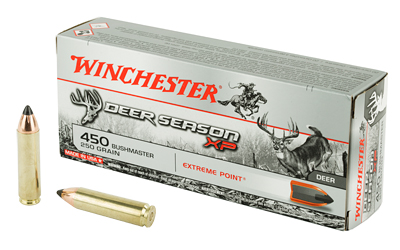 Winchester Ammunition Deer Season, 450 BUSHMASTER, 250 Grain, Poly Tip, 20 Round Box X450DS