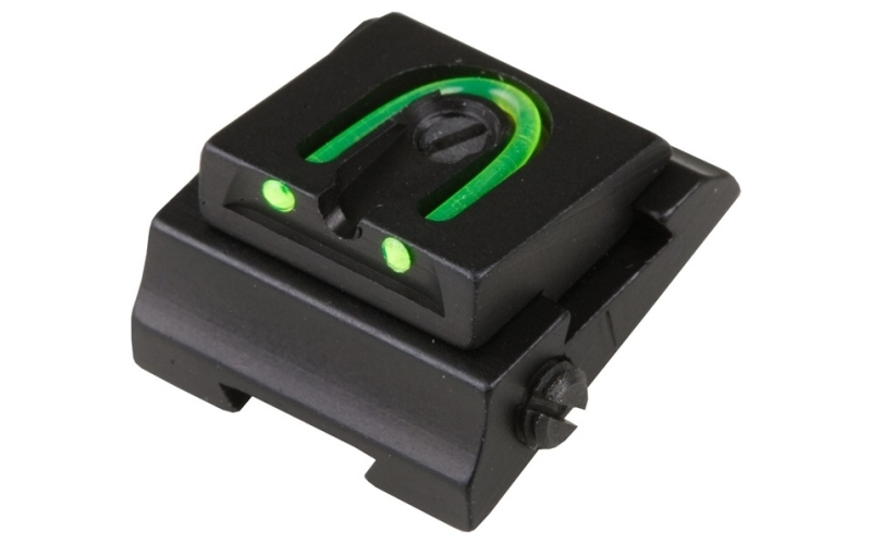 Williams Gun Sight Rifle adjustable fiber optic 3/16'' wgos rear sight green