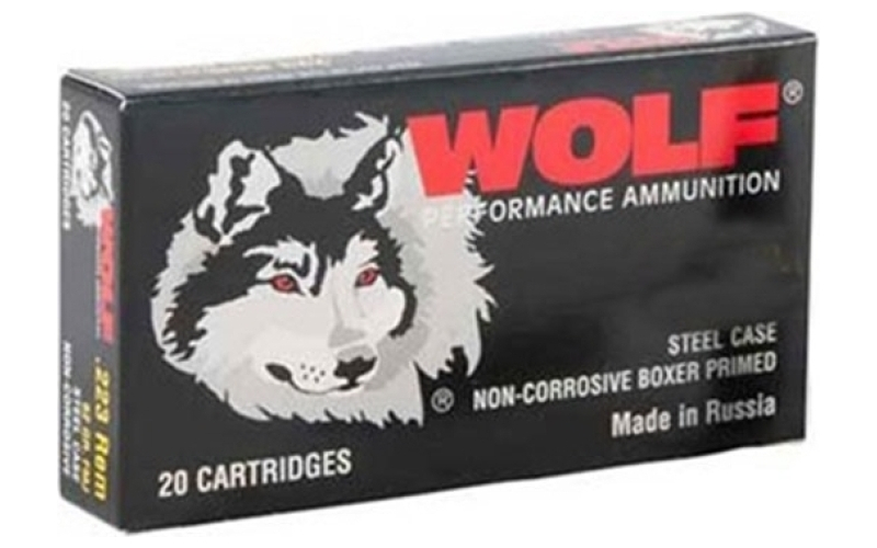 Wolf 223 remington 55gr hollow point 20/box
