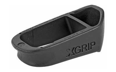 X-GRIP Magazine Spacer, Fits Glock 19/23 G5, Adds 2 Rounds, Black GL19-23-G5