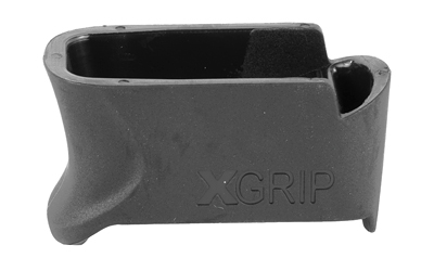 X-GRIP Mag Spacer, Black, Adapts the ETS 9Rd 9MM Magazines for Use in the Glock 43, Compatible with 9Rd ETS Magazines Only XGGL43-9