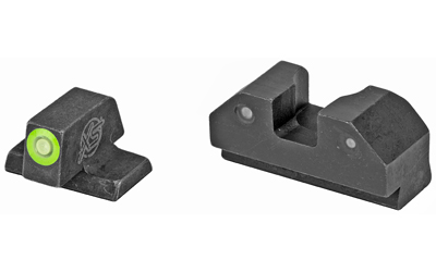 XS Sights R3D Night Sights, Green Front Dot, Fits Canik TP9SF, TP9SFX, TP9SF Elite, TP9 Elite SC and Current Production TP9SA CK-R002P-6G