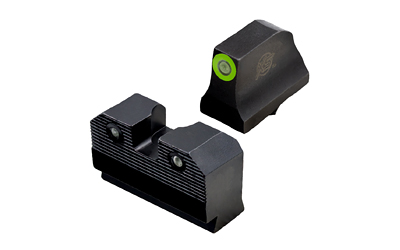 XS Sights R3D 2.0, Suppressor Height Night Sight, For Glock 43, Green Front Outline, Green Front/Rear Tritium GL-R206P-6G