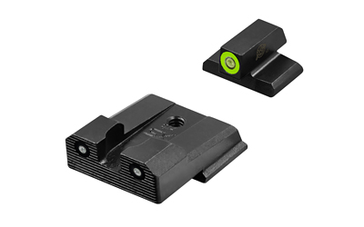 XS Sights R3D, 2.0, Tritium Night Sight, For HK P30, Standard Height, Green Front Outline, Green Tritium Front/Rear HK-R203P-6G