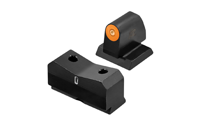 XS Sights DXT2 Big Dot, Tritium Night Sight, For Desert Eagle (.44 Mag/.50AE), Standard Height, Orange Front Outline, Green Tritium Front/Rear MR-X001S-5N